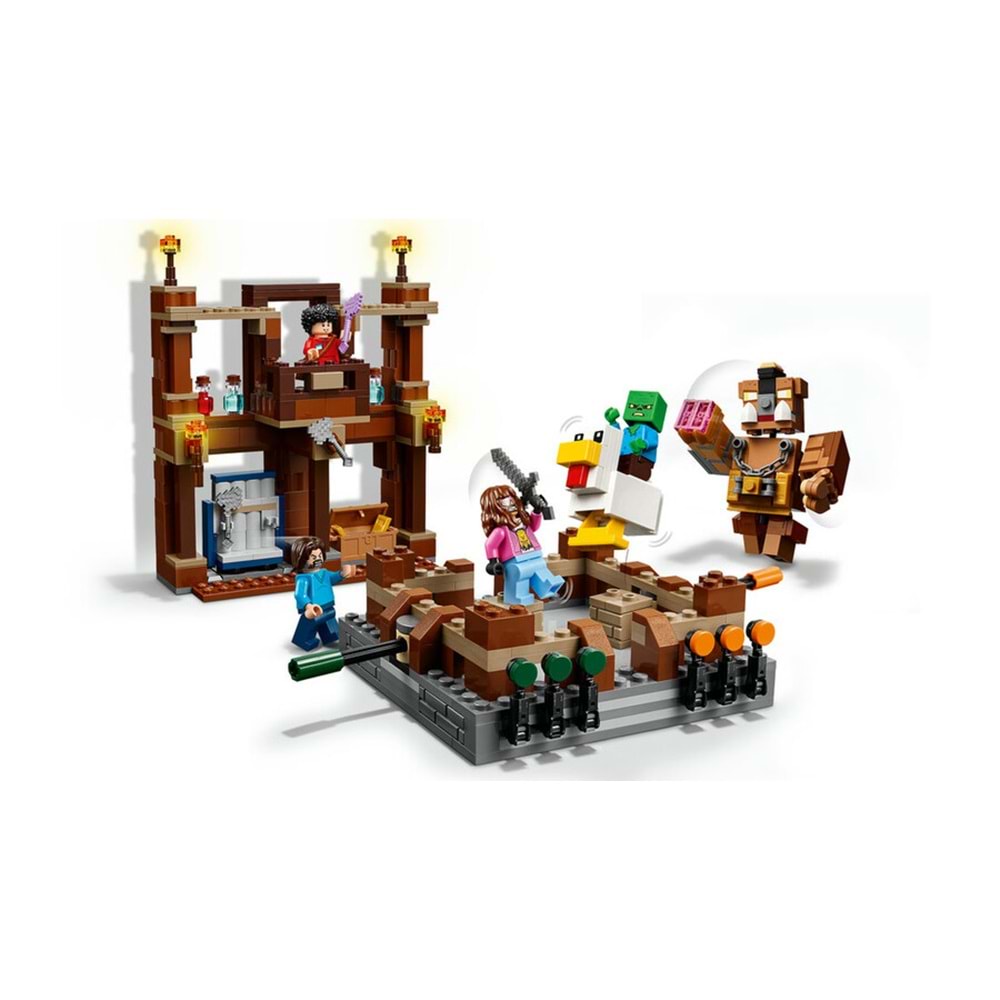 LEGO-21272 Minecraft Orman Malikanesi Dövüş Ringi