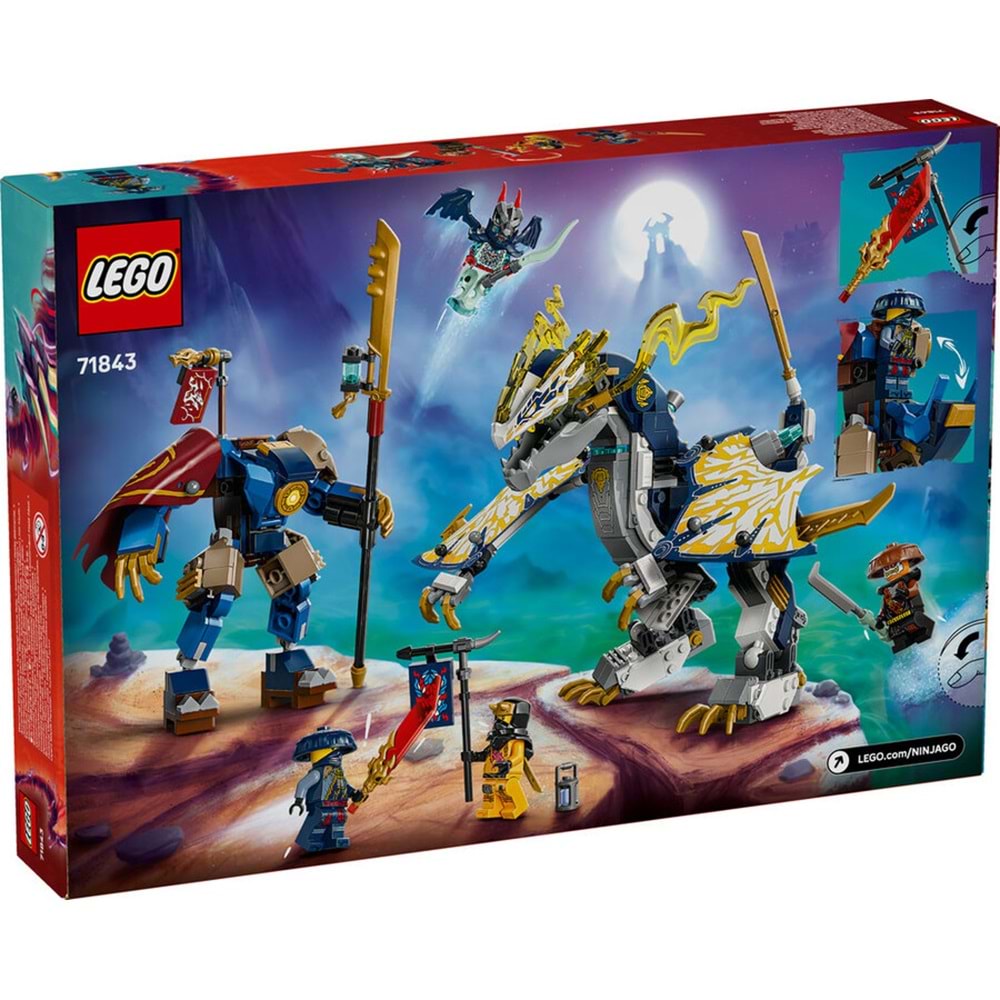 LEGO-71843 NINJAGO Rogue'un Robot Ejderha Binicisi