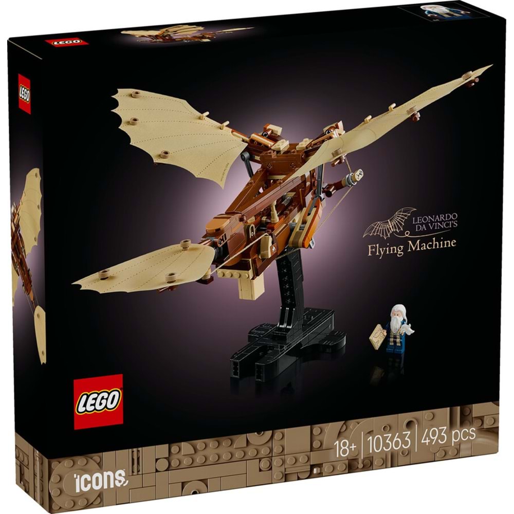 LEGO-10363 Icons Leonardo da Vinci'nin Uçan Makinesi
