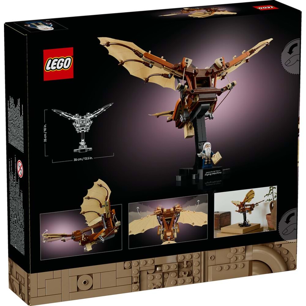 LEGO-10363 Icons Leonardo da Vinci'nin Uçan Makinesi