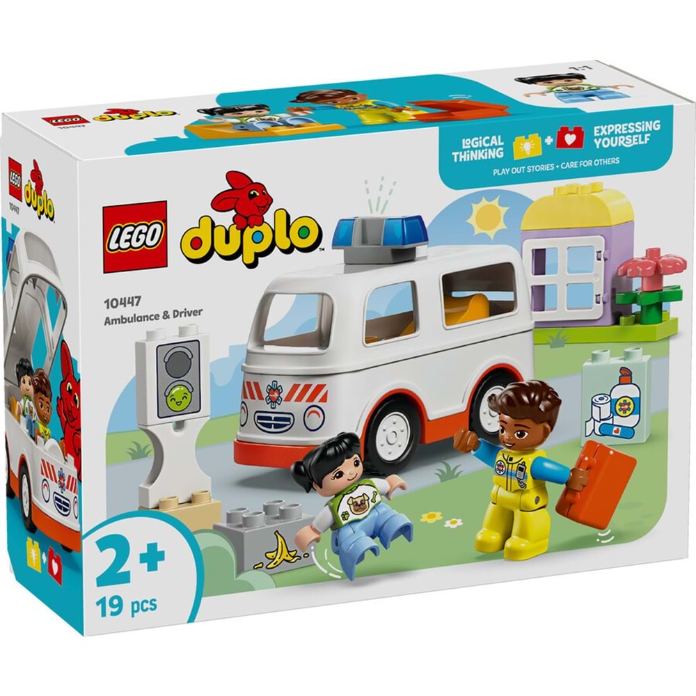 LEGO-10447 DUPLO Ambulans ve Sürücü
