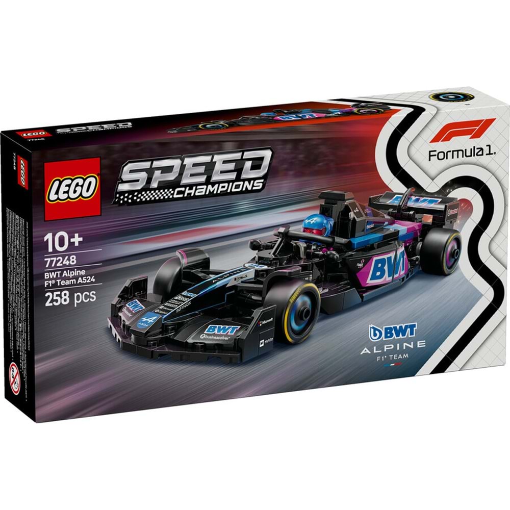 LEGO-77248 Speed Champions BWT Alpine F1® Team A524 Yarış Arabası