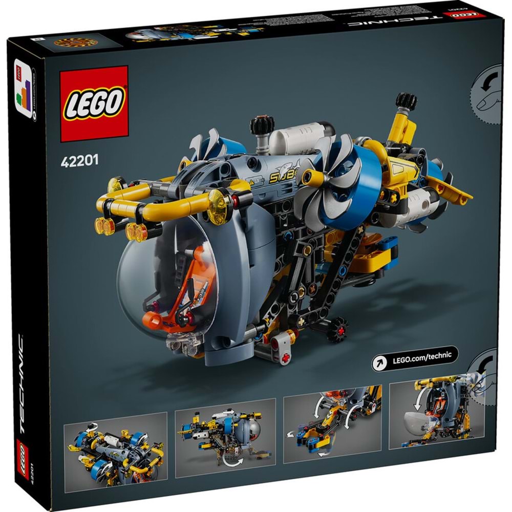 LEGO-42201 Technic Derin Deniz Araştırma Denizaltısı