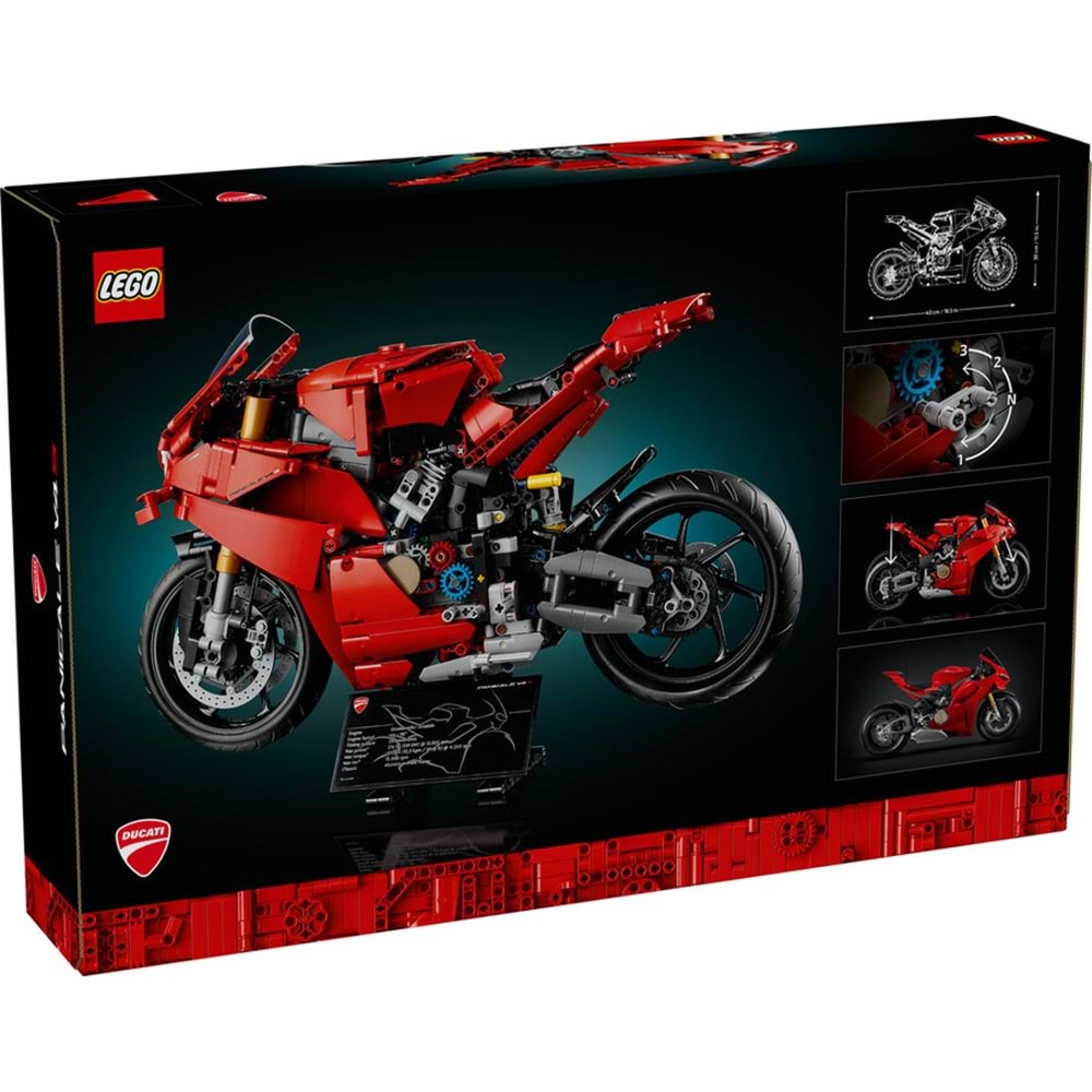 LEGO-42202 Technic Ducati Panigale V4 S Motosiklet