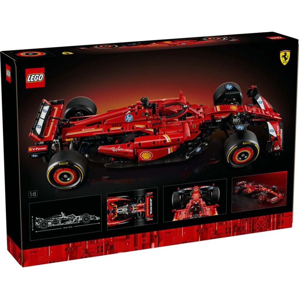 LEGO-42207 Technic Ferrari SF-24 F1 Araba