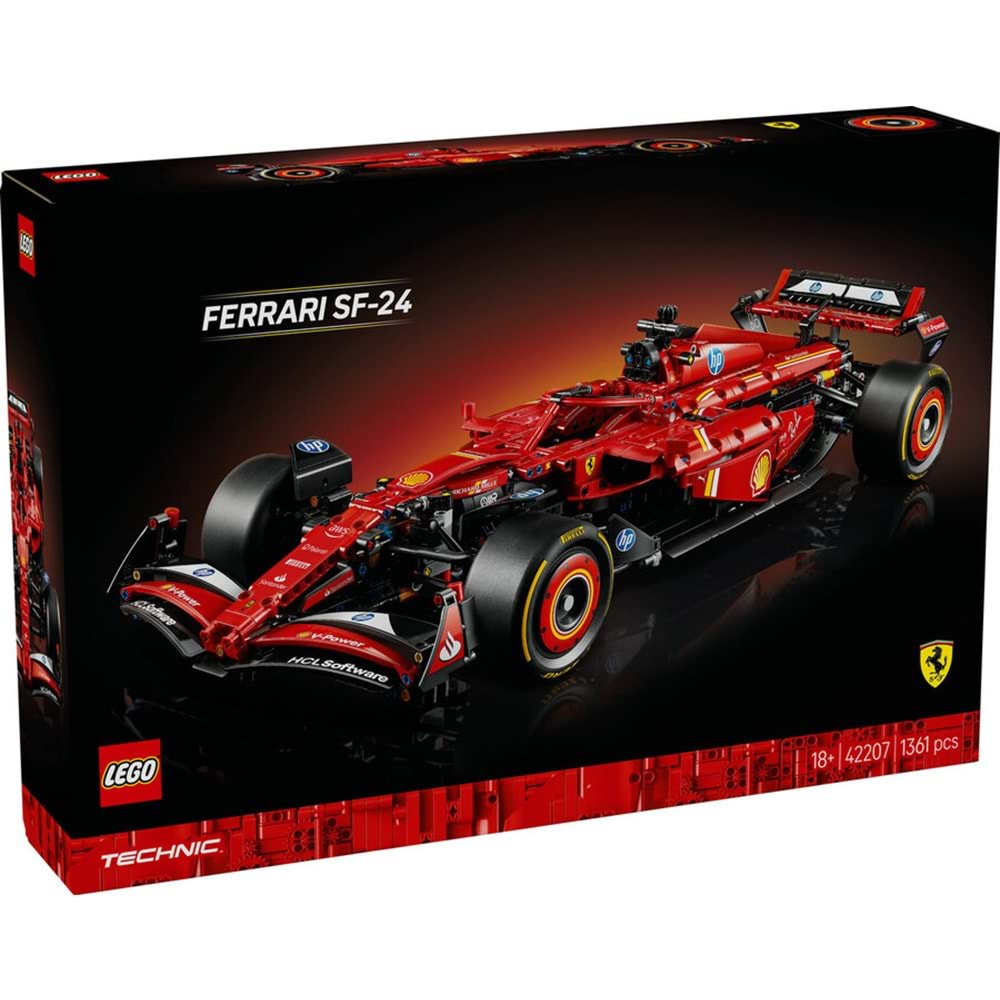 LEGO-42207 Technic Ferrari SF-24 F1 Araba