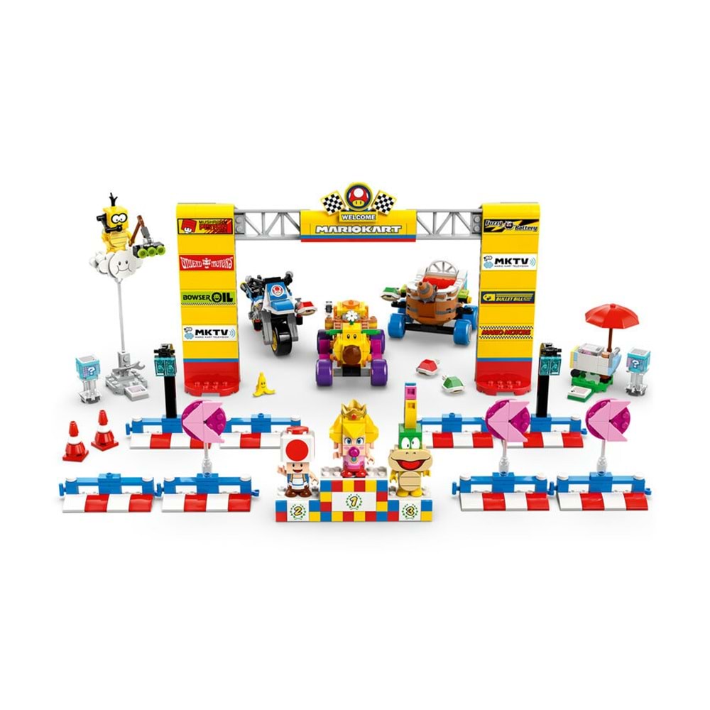 LEGO-72036 Super Mario Mario Kart™ – Baby Peach ve Grand Prix Seti