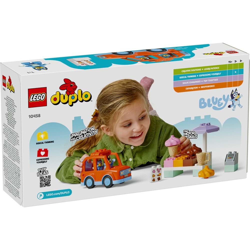 LEGO-10458 DUPLO® Bluey Bluey ile Dondurma Gezisi