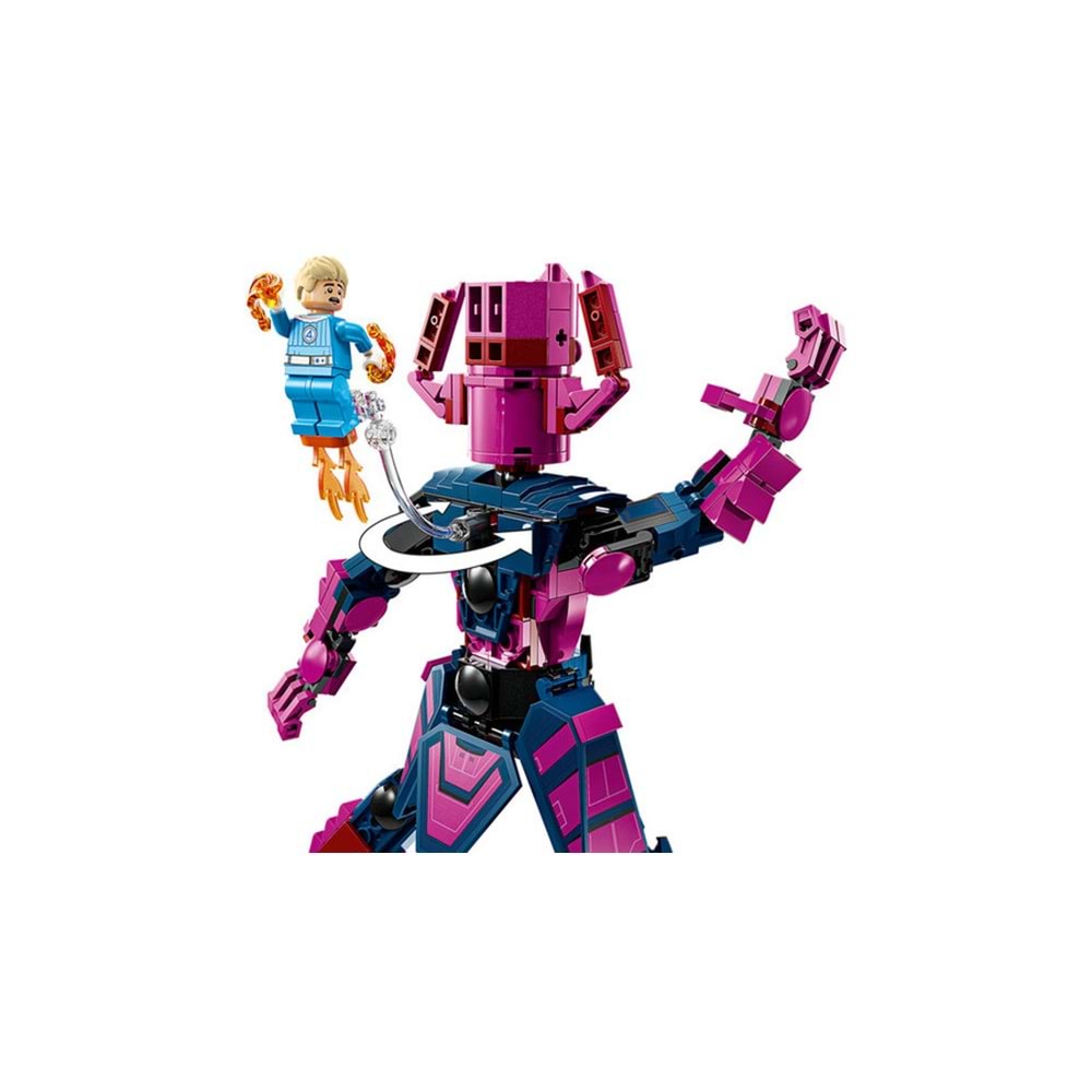 LEGO-76316 Marvel Fantastik Dörtlü, Galactus Yapım Figürüne Karşı