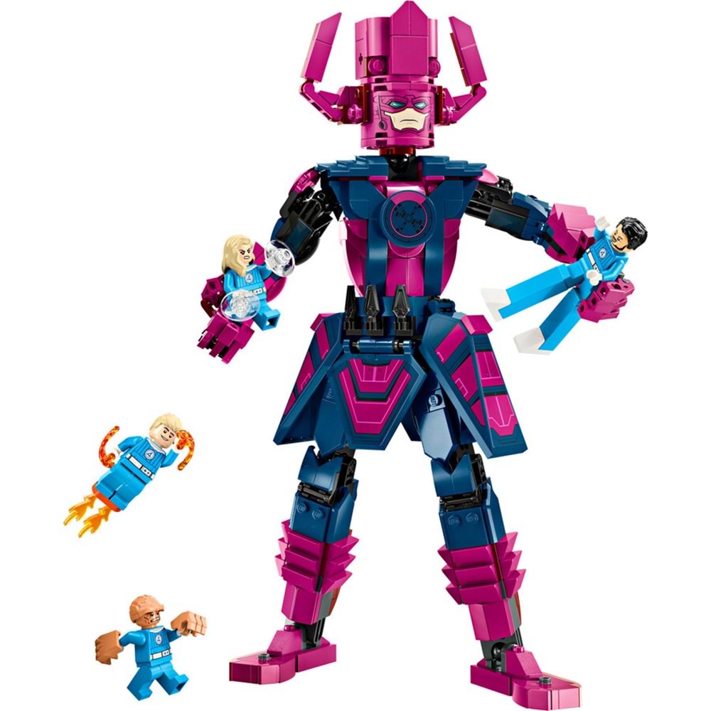 LEGO-76316 Marvel Fantastik Dörtlü, Galactus Yapım Figürüne Karşı