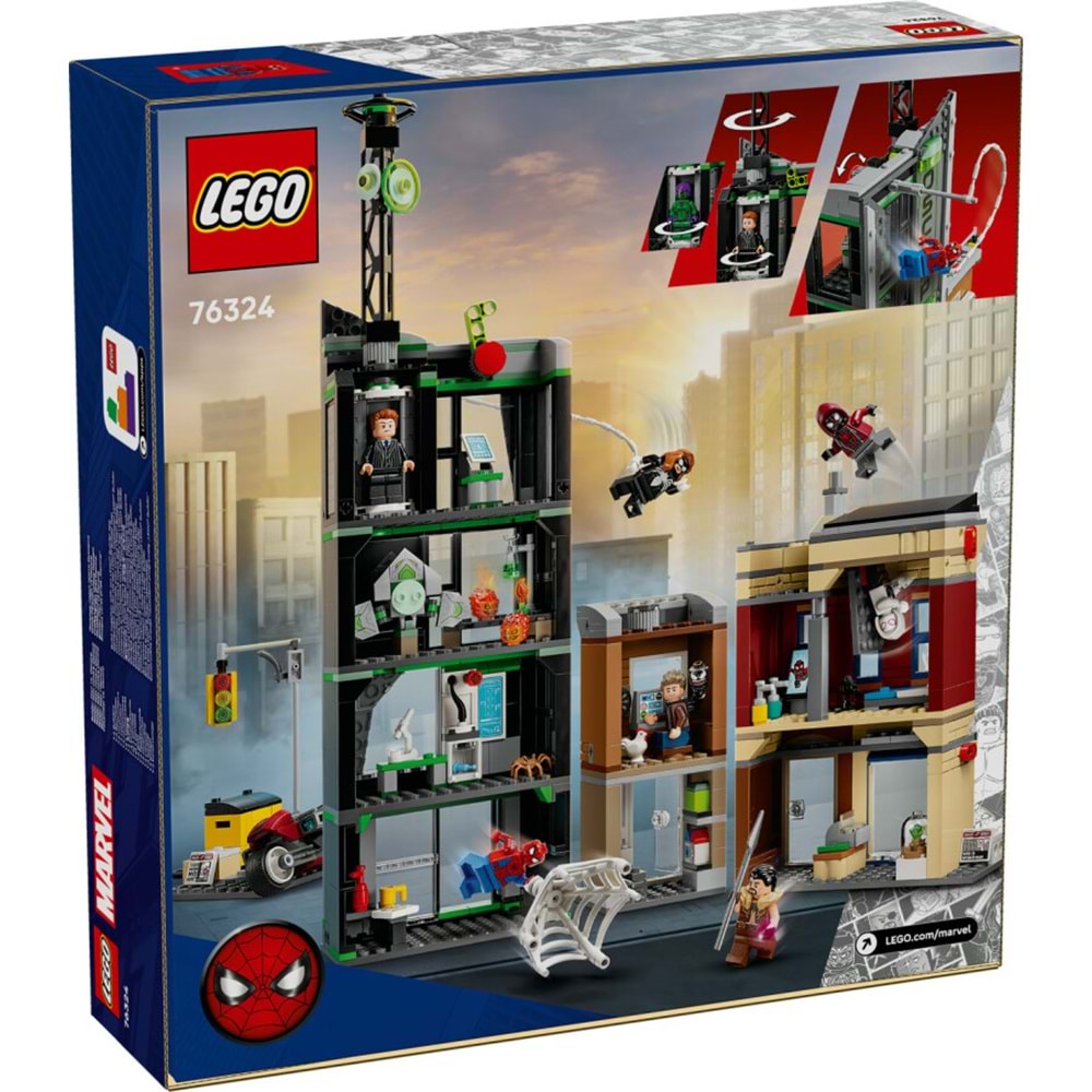 LEGO-76324 Marvel Örümcek Adam, Oscorp’a Karşı