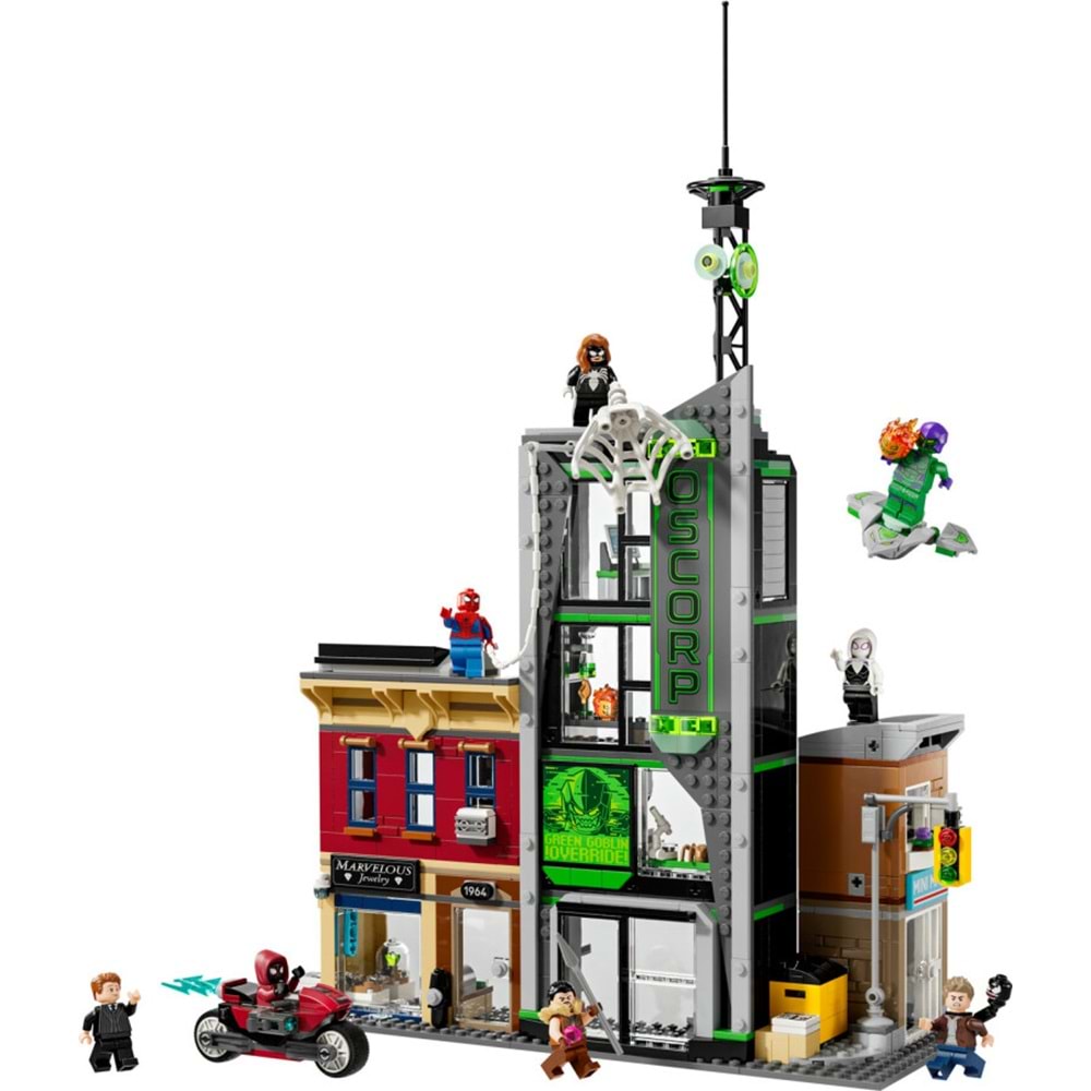 LEGO-76324 Marvel Örümcek Adam, Oscorp’a Karşı