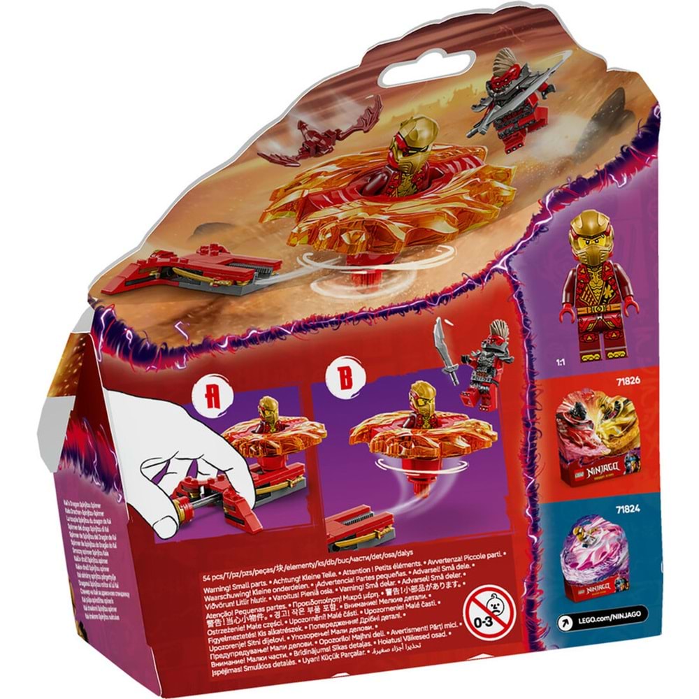LEGO-71823 NINJAGO Kai'nin Ejderha Spinjitzu Topacı