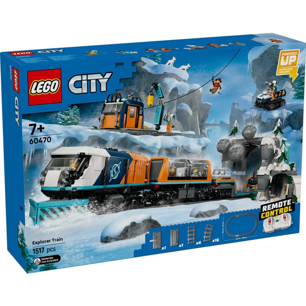 LEGO-60470 City Kaşiflerin Kuzey Kutbu Ekspres Treni
