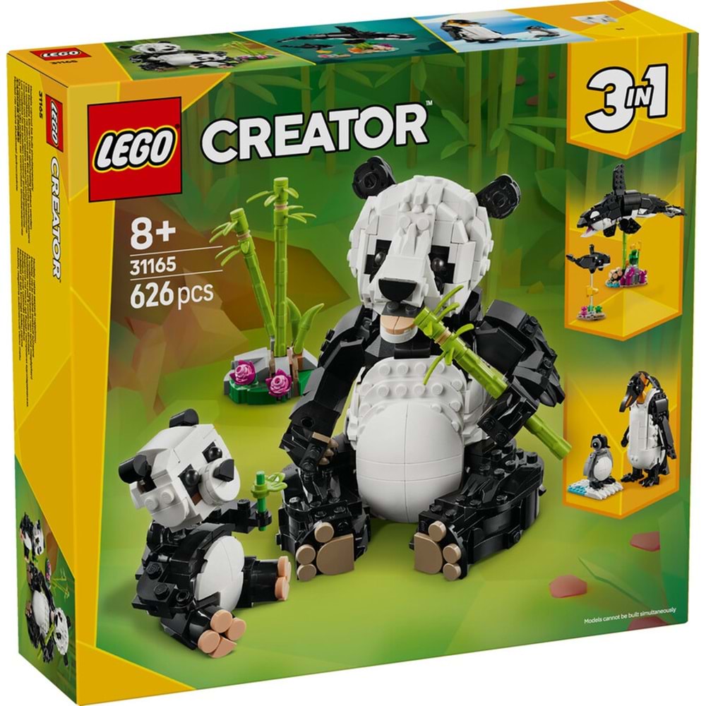 LEGO-31165 Creator Vahşi Hayvanlar: Panda Ailesi
