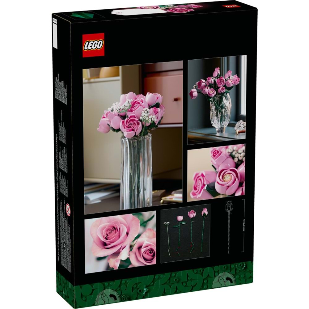 LEGO-10374 Botanicals Pembe Gül Buketi