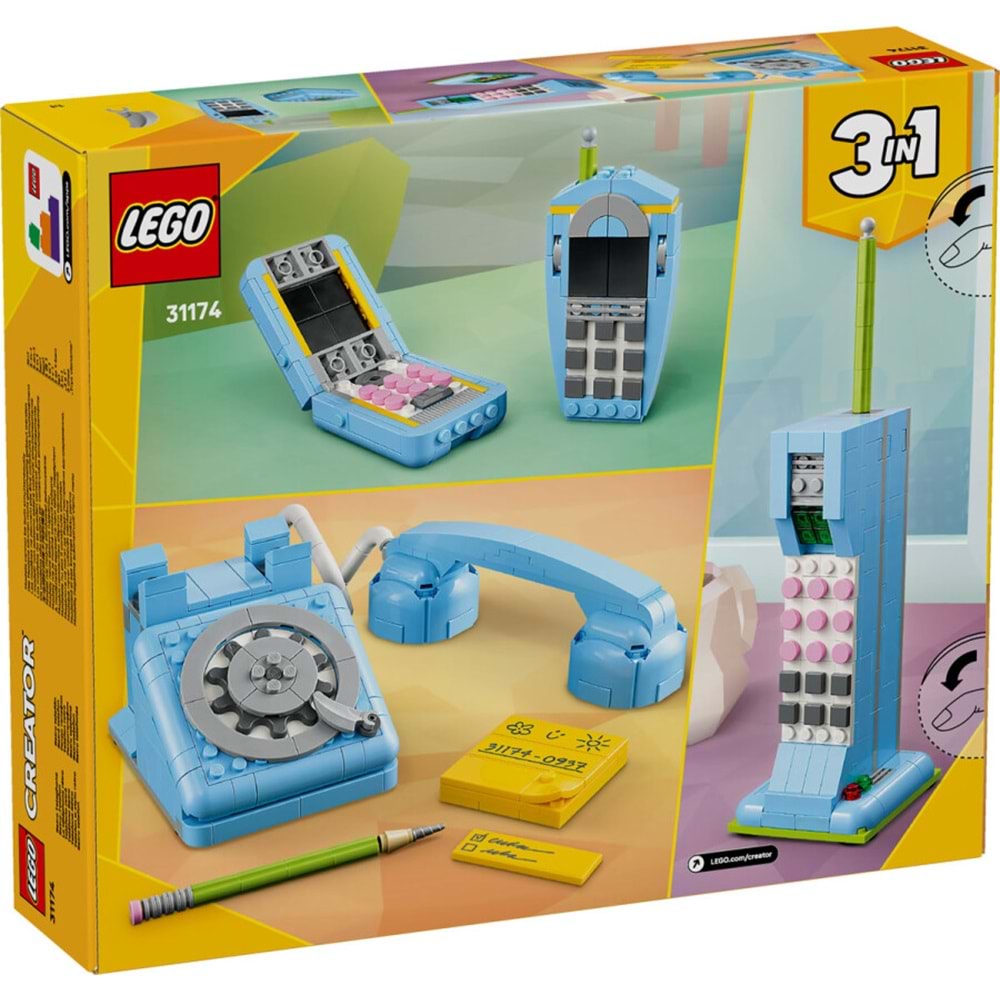 LEGO-31174 Creator Retro Telefon