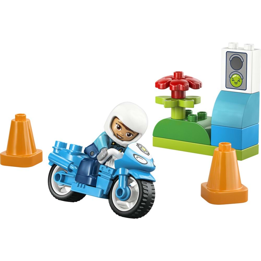 LEGO-10471 DUPLO® Mavi Polis Motosikleti