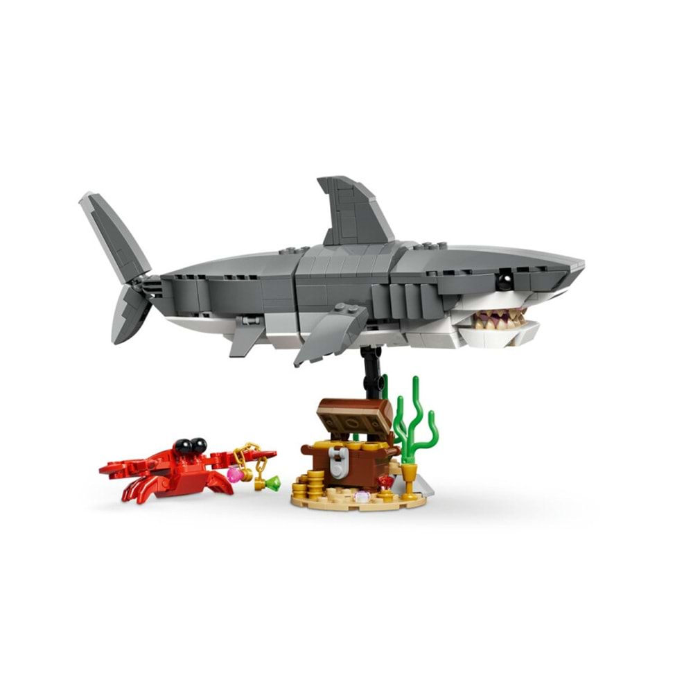 LEGO-31381 Creator Acımasız Köpek Balığı ile Hazine Sandığı