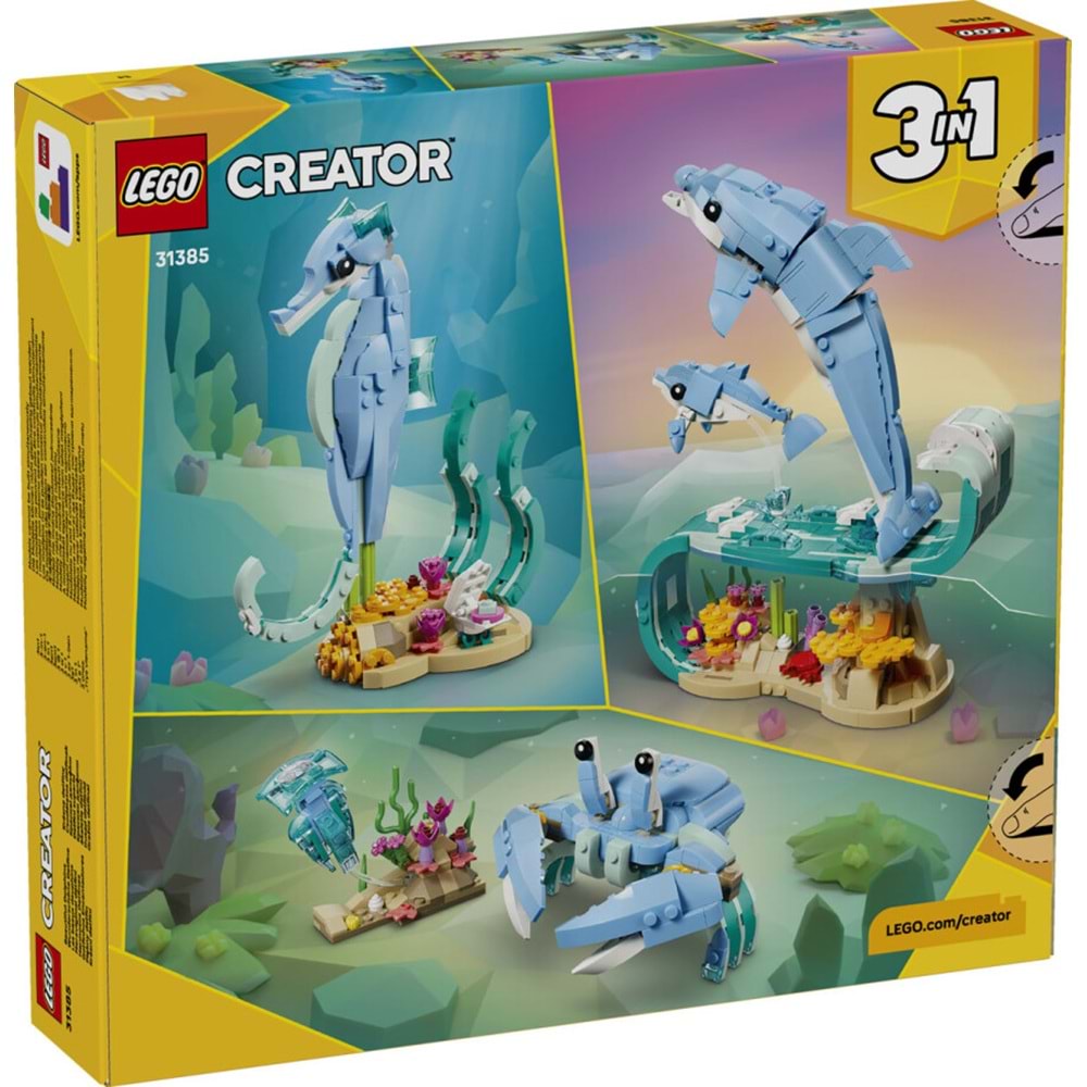 LEGO-31385 Creator Deniz Hayvanları: Güzel Yunuslar