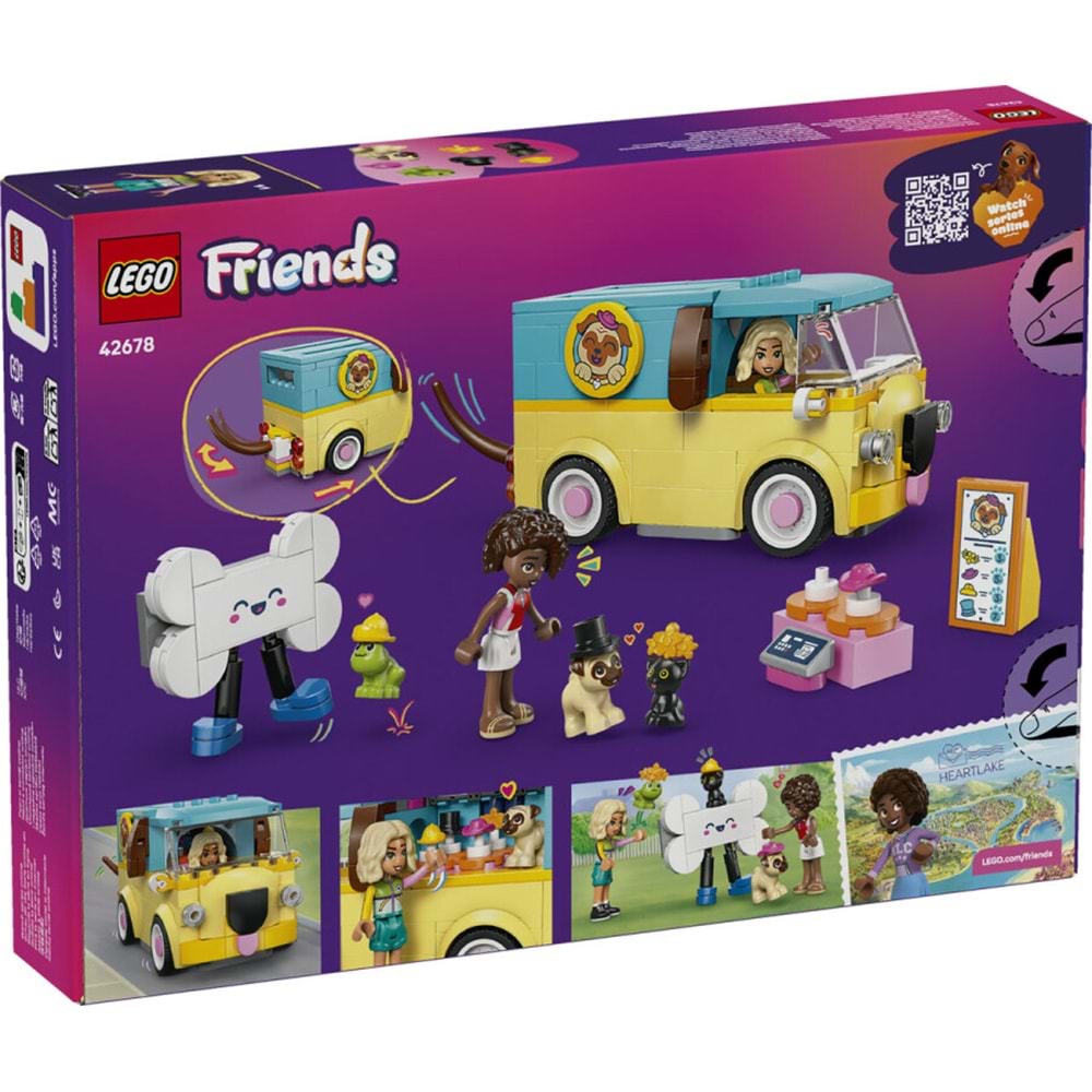 LEGO-42678 Friends Evcil Hayvan Aksesuar Kamyoneti