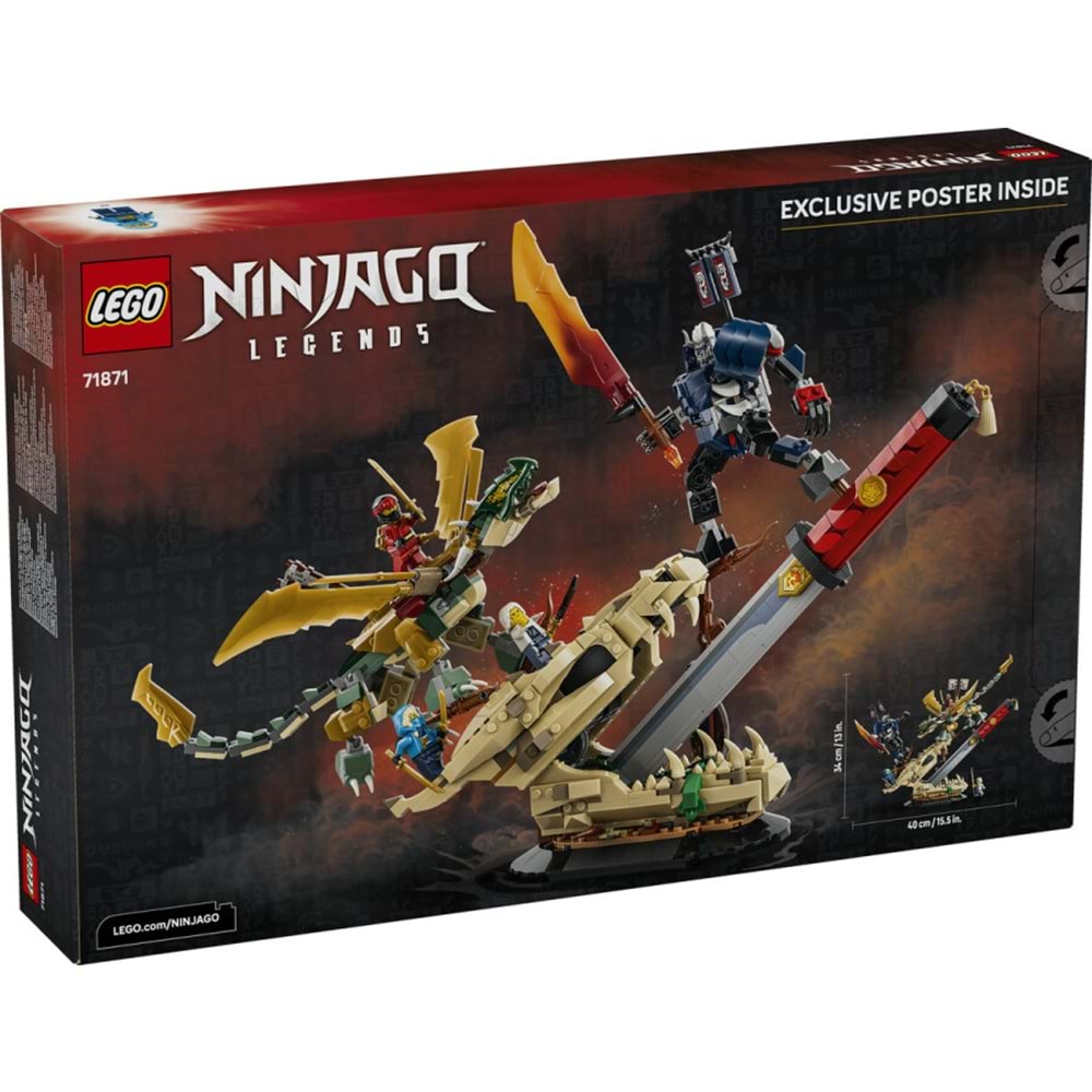 LEGO-71871 NINJAGO® Ejderha Kılıcı Savaşı