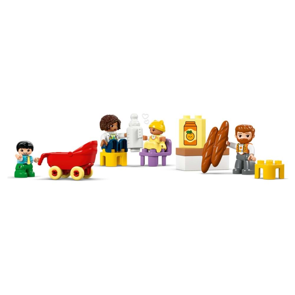 LEGO-10470 DUPLO® 3’ü 1 Arada Figürlü Modern Aile Evi