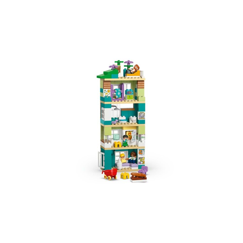 LEGO-10470 DUPLO® 3’ü 1 Arada Figürlü Modern Aile Evi