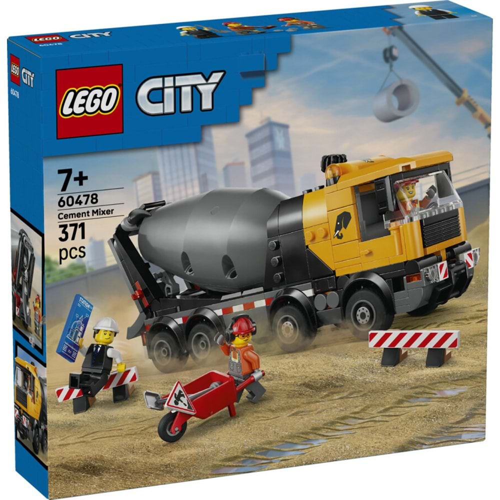 LEGO-60478 City Beton Mikseri
