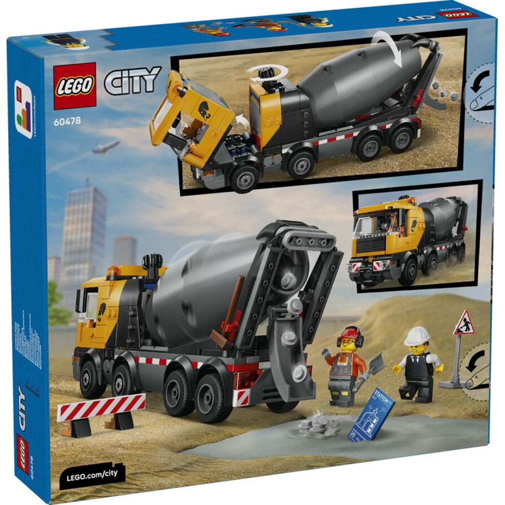 LEGO-60478 City Beton Mikseri