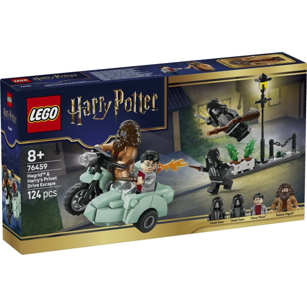 LEGO-76459 Harry Potter™ Hagrid™ ve Harry'nin Privet Drive Kaçışı