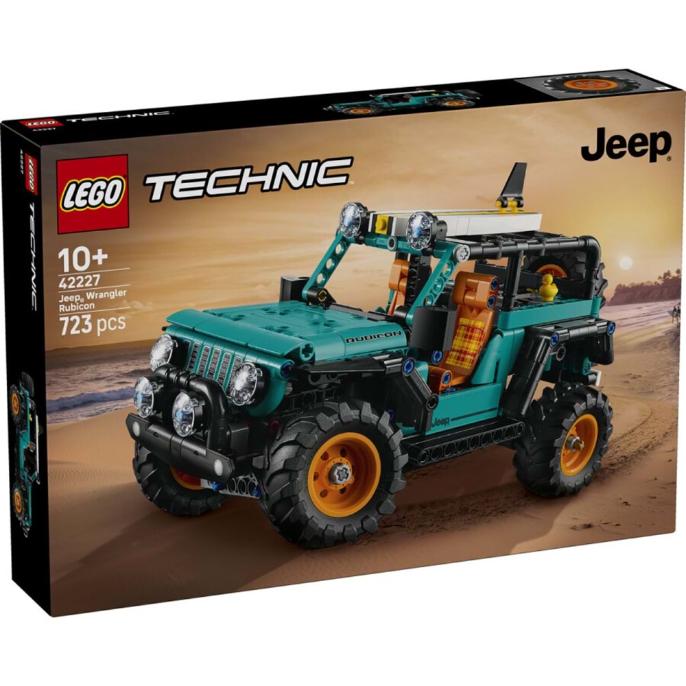 LEGO-42227 Technic Jeep® Wrangler Rubicon SUV