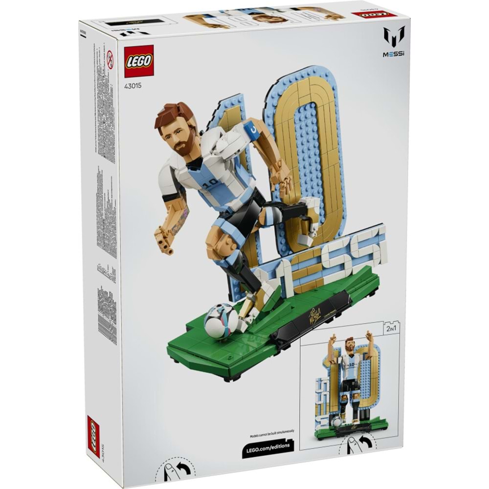 LEGO-43015 Editions Lionel Messi – Futbol Efsanesi
