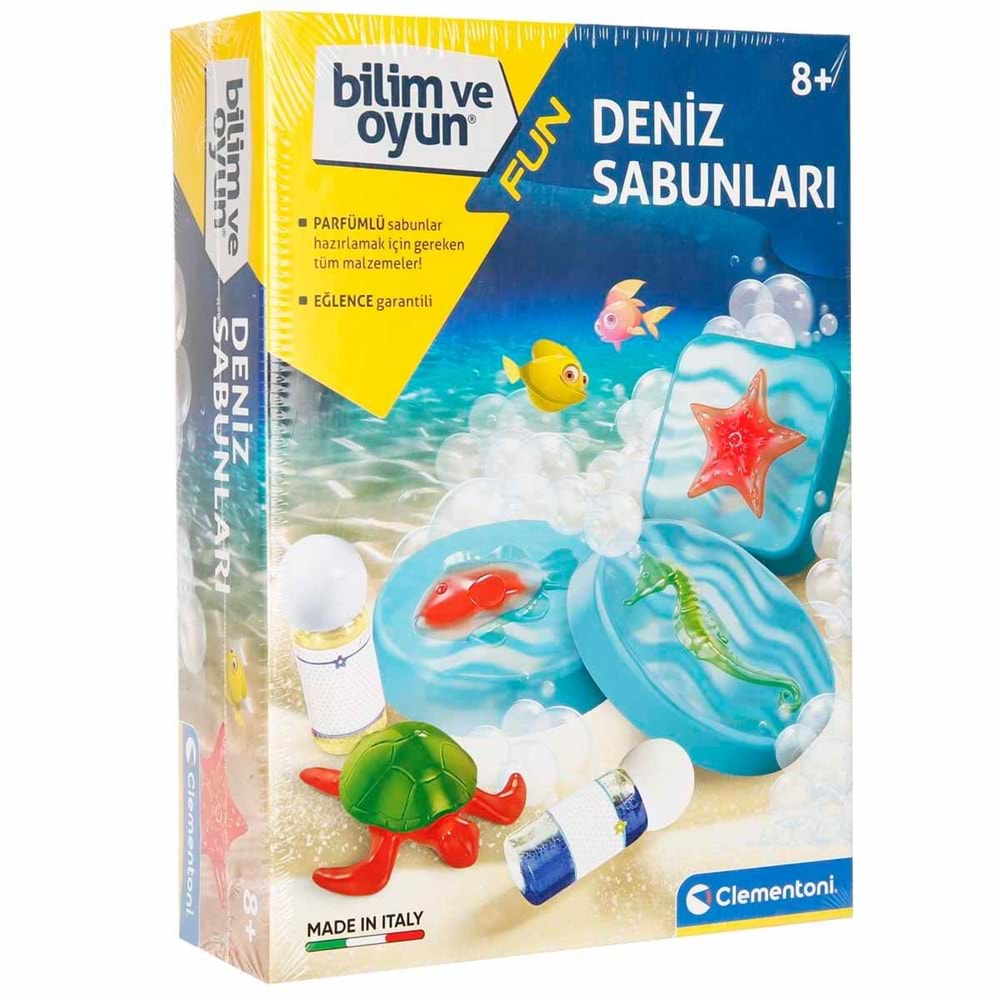 Clementoni-64189 Bilim ve Oyun Deniz Sabunları