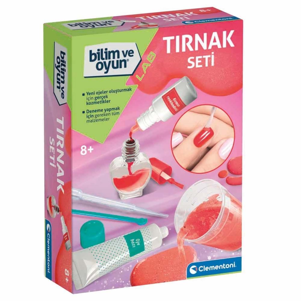 Clementoni-64332 Bilim ve Oyun - Tırnak Seti
