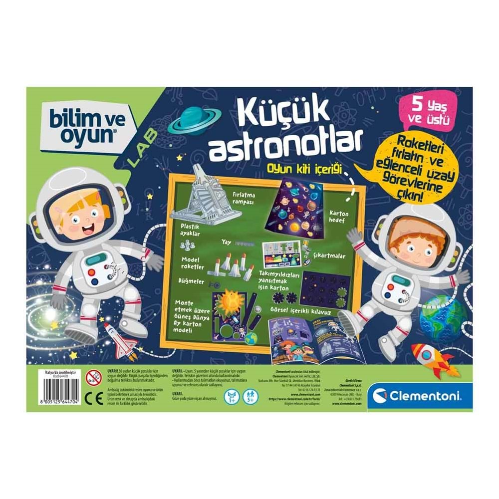 Clementoni - Bilim ve Oyun - Küçük Astronotlar 64470