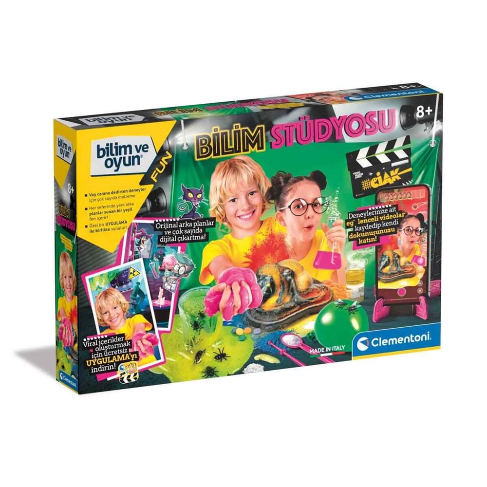 Clementoni-64472 Bilim ve Oyun Bilim Stüdyosu