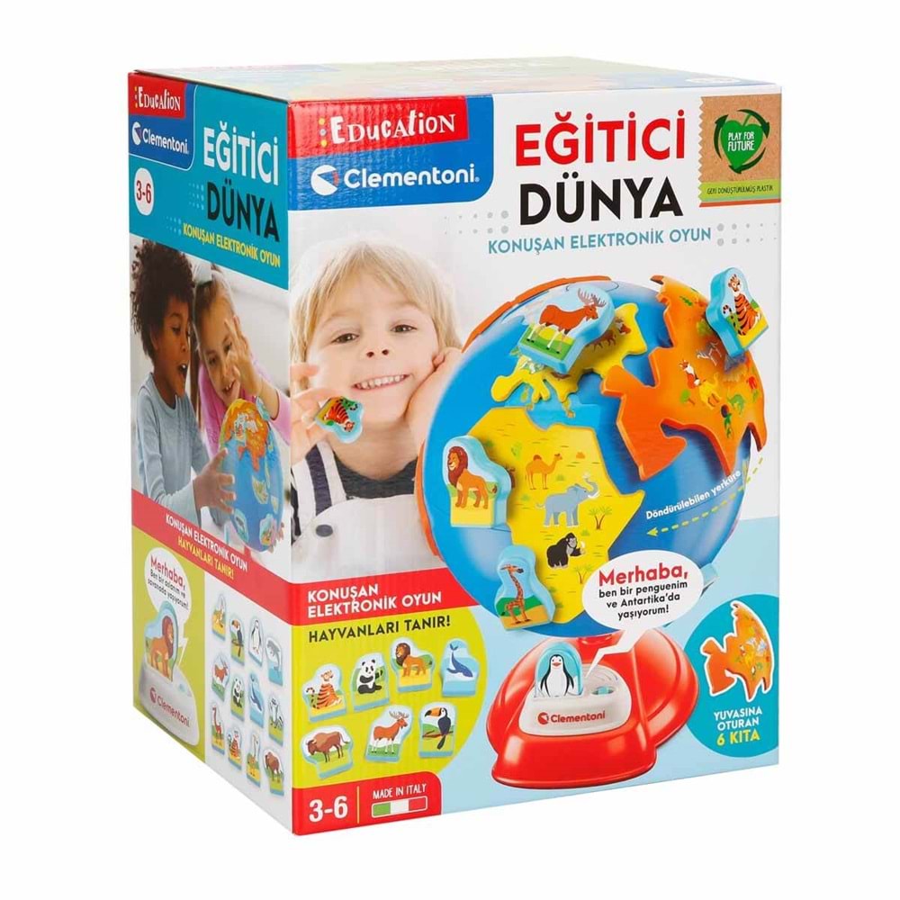 Clementoni-64816 Eğitici Dünya Konuşan Elektronik Oyun Seti