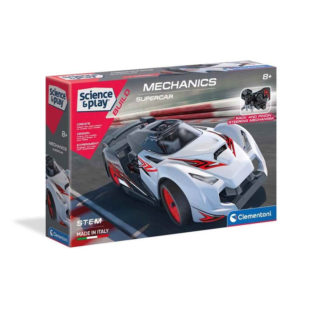 Clementoni-75057TR Mekanik Laboratuvarı - Supercar