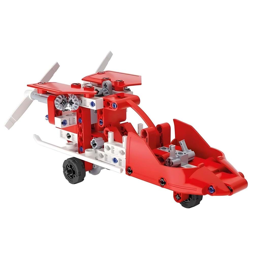 Clementoni-75075TR Mekanik Laboratuvarı Firefighting Helikopter