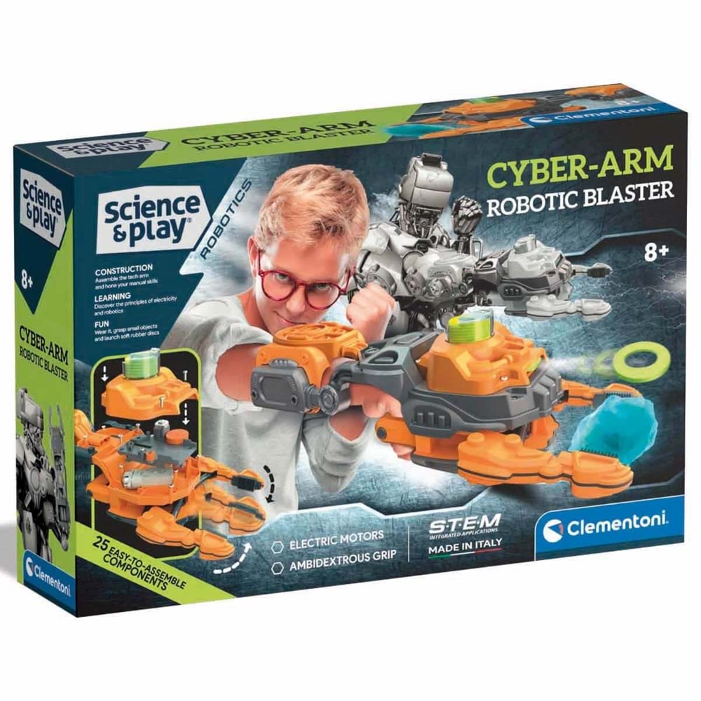 Clementoni-75086TR Robotik Laboratuvarı Siber Robot Kol