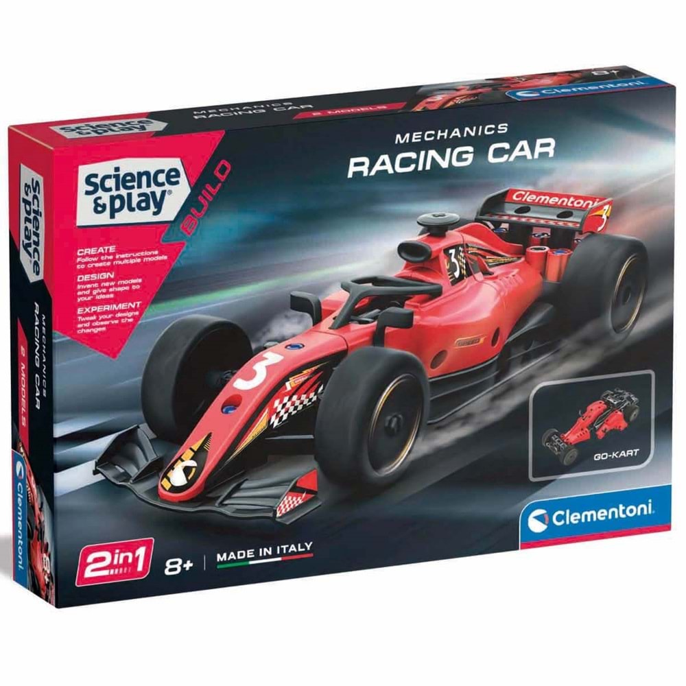 Clementoni-75094TR Mekanik Laboratuvarı Racing Car