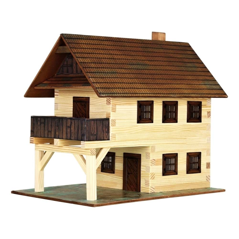 WALACHIA-W14 BELEDİYE BİNASI AHŞAP HOBİ KİTİ 194 PARÇA MK-W14