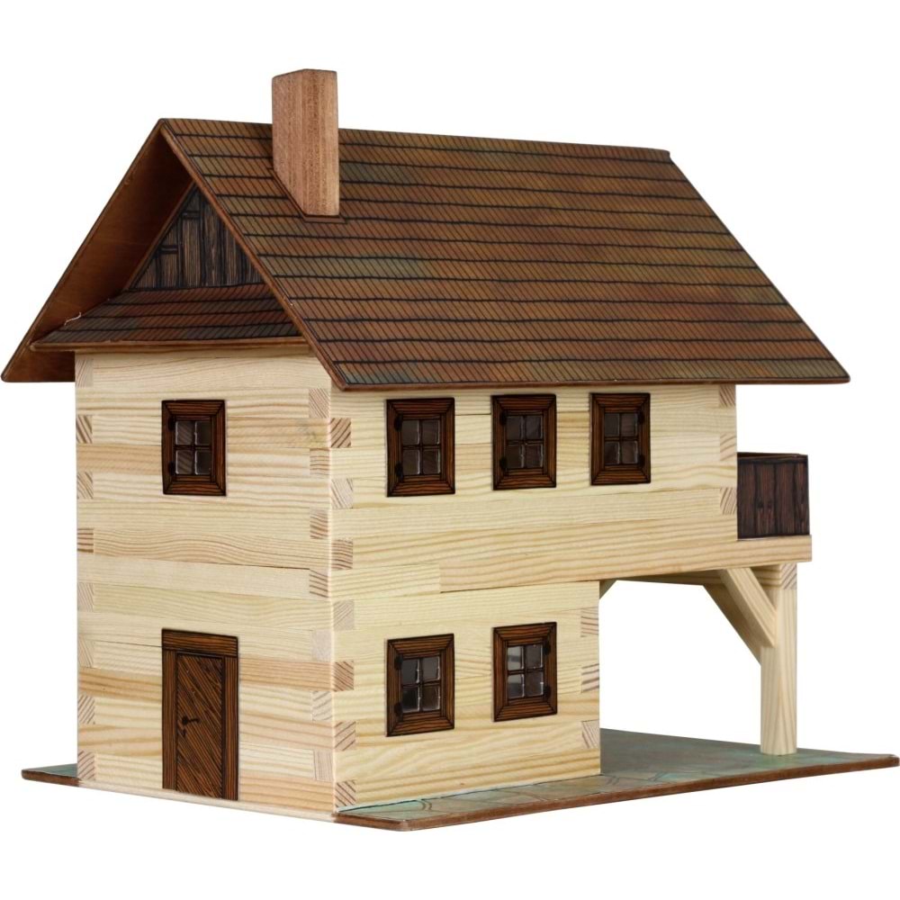 WALACHIA-W14 BELEDİYE BİNASI AHŞAP HOBİ KİTİ 194 PARÇA MK-W14
