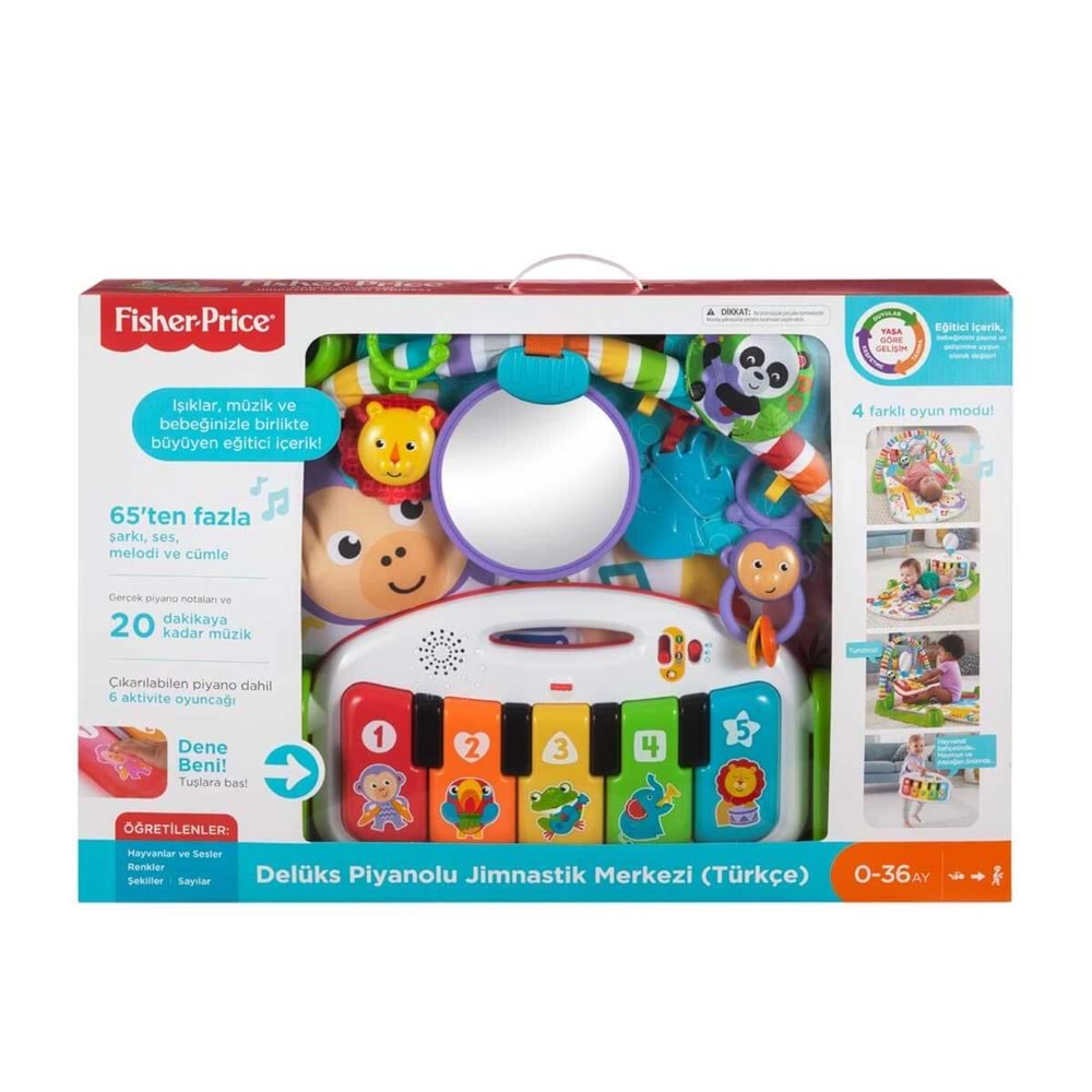 Fisher-Price Delüks Piyanolu Jimnastik Merkezi (Türkçe) FWT16