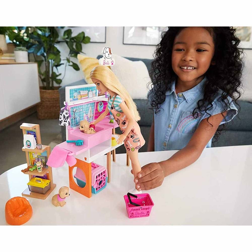 Barbie® ve Evcil Hayvan Dükkanı Oyun Seti GRG90