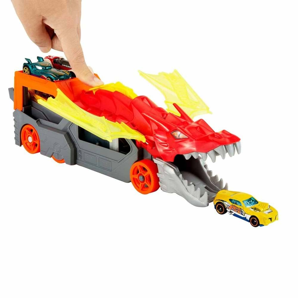 Hot Wheels® Fırlatıcı ve Taşıyıcı Ejderha GTK42