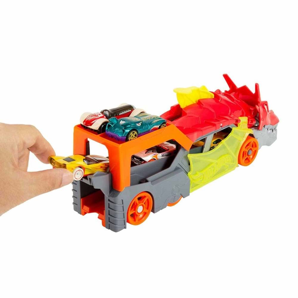 Hot Wheels® Fırlatıcı ve Taşıyıcı Ejderha GTK42