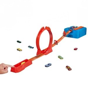 Hot Wheels® Track Builder Alev Temalı Akrobasi Seti HMC04