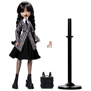 Monster High Koleksiyon - Wednesday Okul Üniformalı Bebek HXJ04